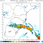 Aviso de vento forte e risco de temporais no Rio Grande do Sul