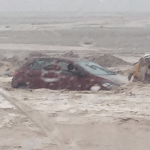 Atacama sofre com inundações, torrentes e temporais de raios