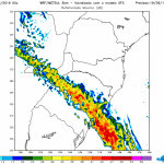 Ciclone impulsiona frente fria, bloqueio cai e vai esfriar