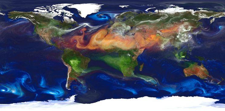 O espetacular mapa da NASA que é um alerta sobre o futuro
