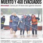 Enchente e ciclone no começo da segunda quinzena de setembro