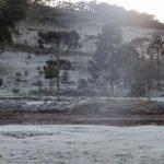 Sul abaixo de zero tem 6,8ºC negativos após primeira neve do ano