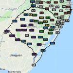 Frente fria trouxe chuva volumosa para o RS