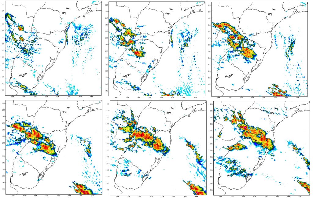 Chuva retorna aos estados do Sul antes de um novo pulso de ar frio