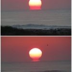 Por que o sol ficou assim em Torres?