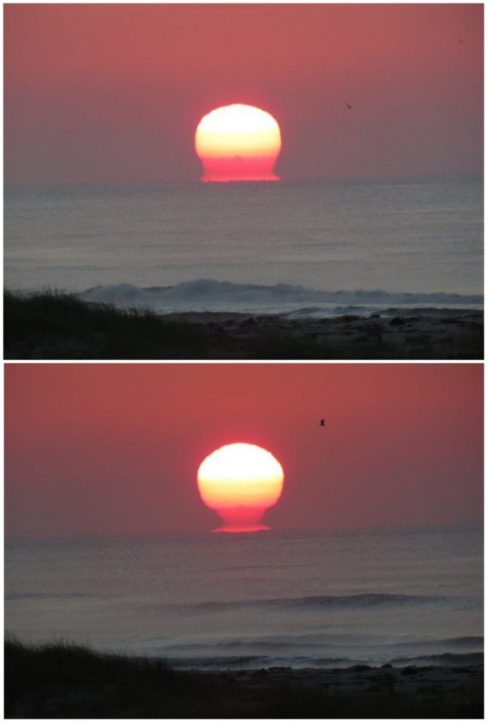 Por que o sol ficou assim em Torres?