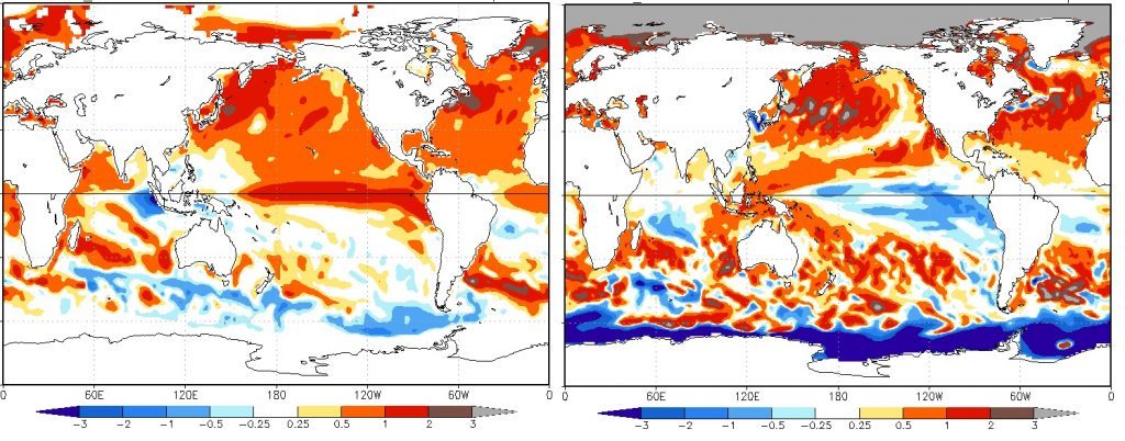 El Niño mais tarde neste ano?