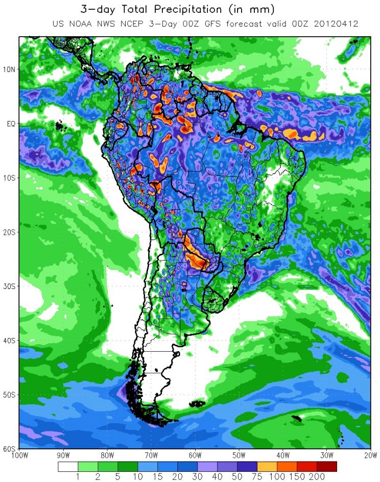 Terça de chuva, raios e granizo isolado na Metade Norte gaúcha