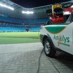 Empresa parceira da MetSul trabalha gramado da Arena do Grêmio