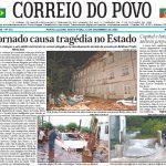 Cenário perigoso de tempo severo no Uruguai e Rio Grande do Sul