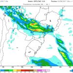 Sol e nuvens no RS e SC com chuva ainda entre MS, PR e SP