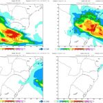Chuva avança pelo Sul e chegará ao Sudeste do Brasil