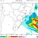 Tempo seco na maior parte do Sul e do Sudeste do país