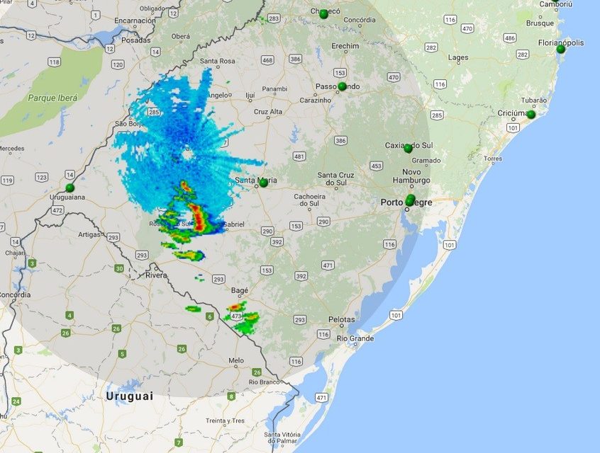 Sexta-feira tem chuva e risco de temporais isolados no Rio Grande do Sul
