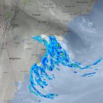 Primeiro evento de tempo severo da semana traz granizo e vento de 109 km/h