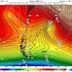 Tempo severo e ciclone na Argentina e no Uruguai