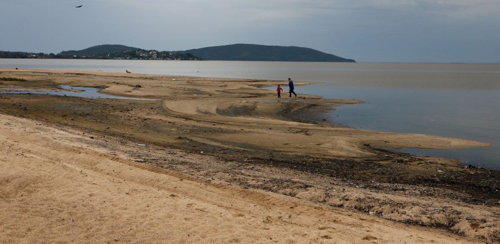 Fotos – Lago Guaíba como raramente se viu