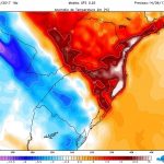 Advertência de calor muito intenso e forte vento Norte