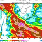 #Agro Análise da chuva no Sul, Centro-Oeste e no Sudeste do Brasil