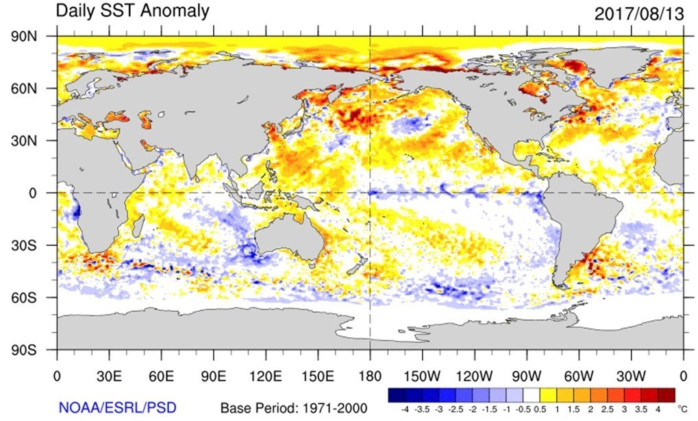 Oceano Pacífico esfria: La Niña? Impactos imediatos?