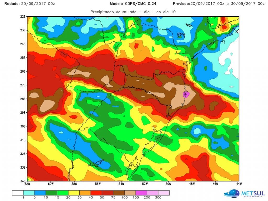 #Agro A volta da chuva para SC e o PR