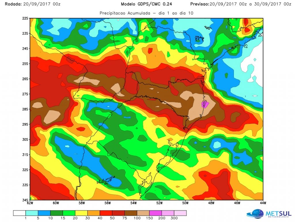 #Agro A volta da chuva para SC e o PR