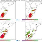 #Agro Projeção atualizada de geada na segunda-feira