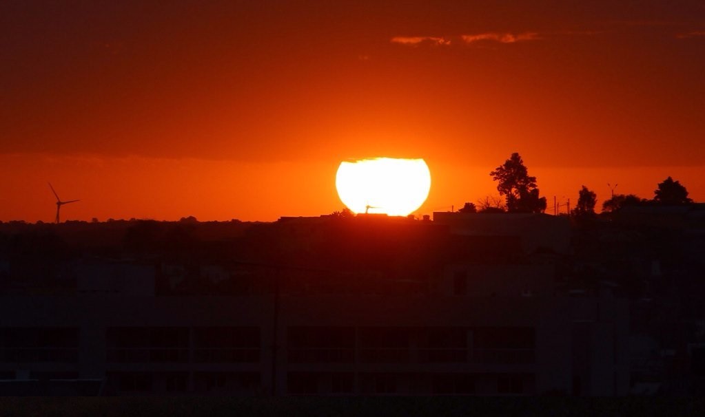 Calor de 33,1ºC uma semana após nevar no Estado