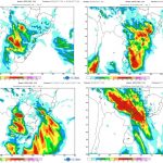 Chuva mais ampla e temporais no Sudeste e no Centro-Oeste do Brasil