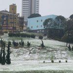 Granizo causa estragos em Curitiba e interior do Paraná