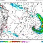 Baixa trará chuva e temporais no Sul, Centro-Oeste e Sudeste