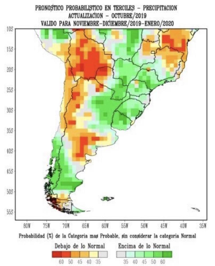 Chuva acima da média histórica no Sul do Brasil