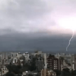 Um morto e 14 feridos na queda de um raio em Gravataí