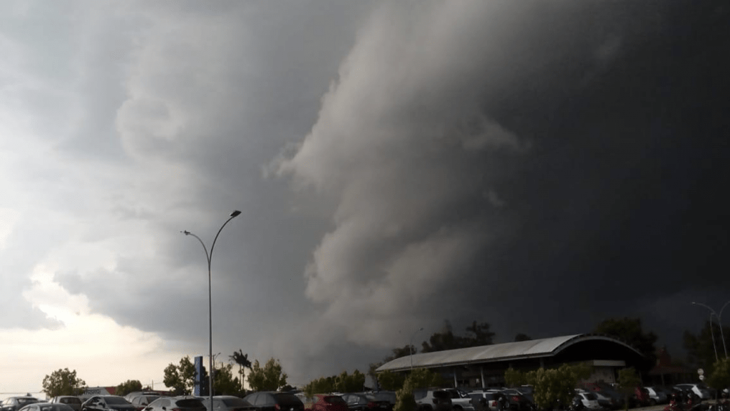 Chuva foi irregular e com temporais no Rio Grande do Sul