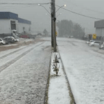 Granizo fez estragos no interior do Rio Grande do Sul