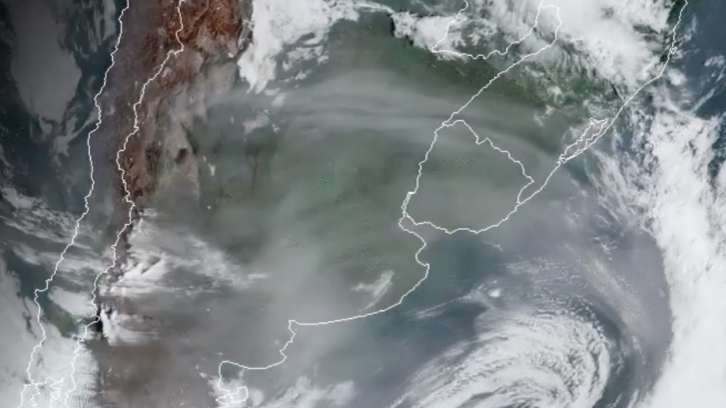 Fumaça da Austrália no céu do Rio Grande do Sul e Cone Sul