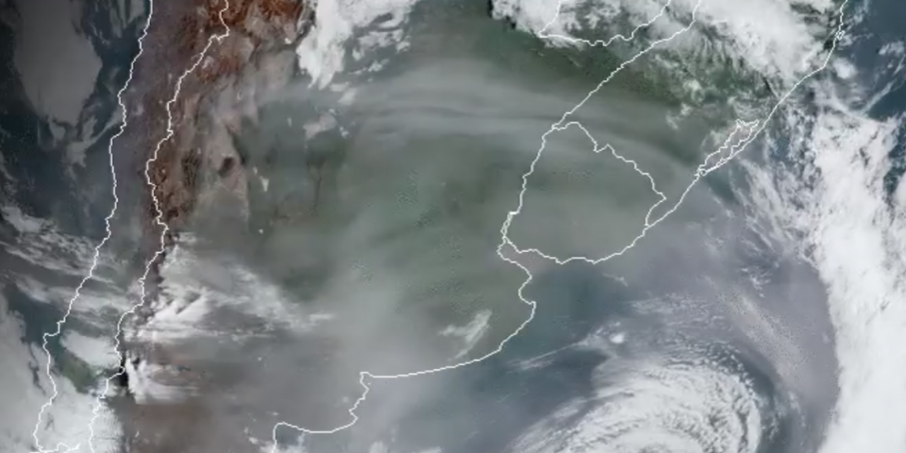 Fumaça da Austrália no céu do Rio Grande do Sul e Cone Sul