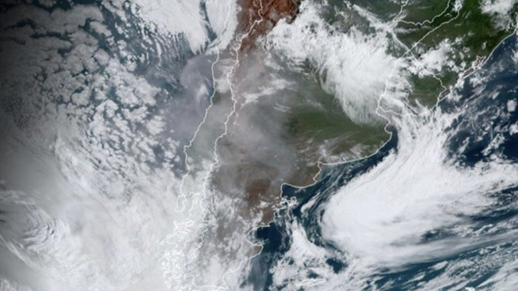 Fumaça dos devastadores incêndios na Austrália chega à América do Sul