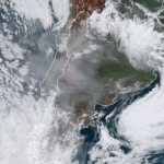 Fumaça dos devastadores incêndios na Austrália chega à América do Sul