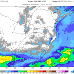 Veja a tendência de chuva no Sul do Brasil nos próximos dias