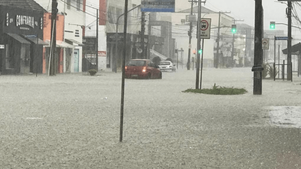 Município catarinense já registra mais de 700 mm em fevereiro