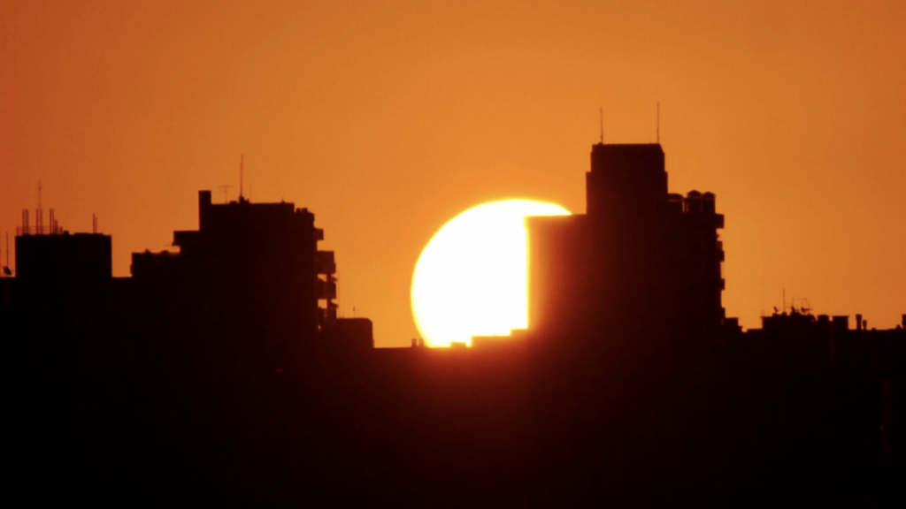 Calor de volta ao Estado hoje