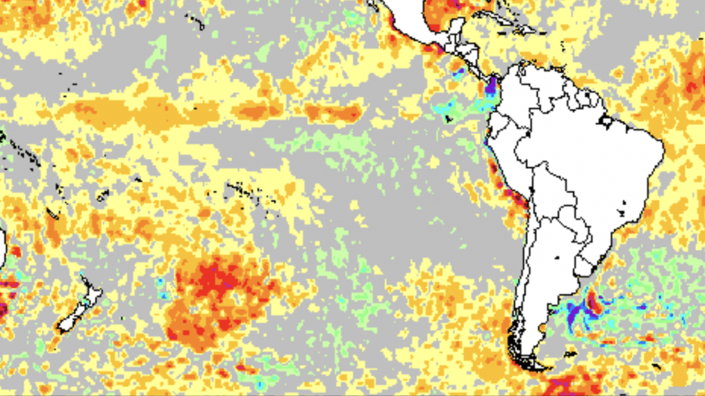Troca de estação com Pacífico Equatorial ainda em neutralidade