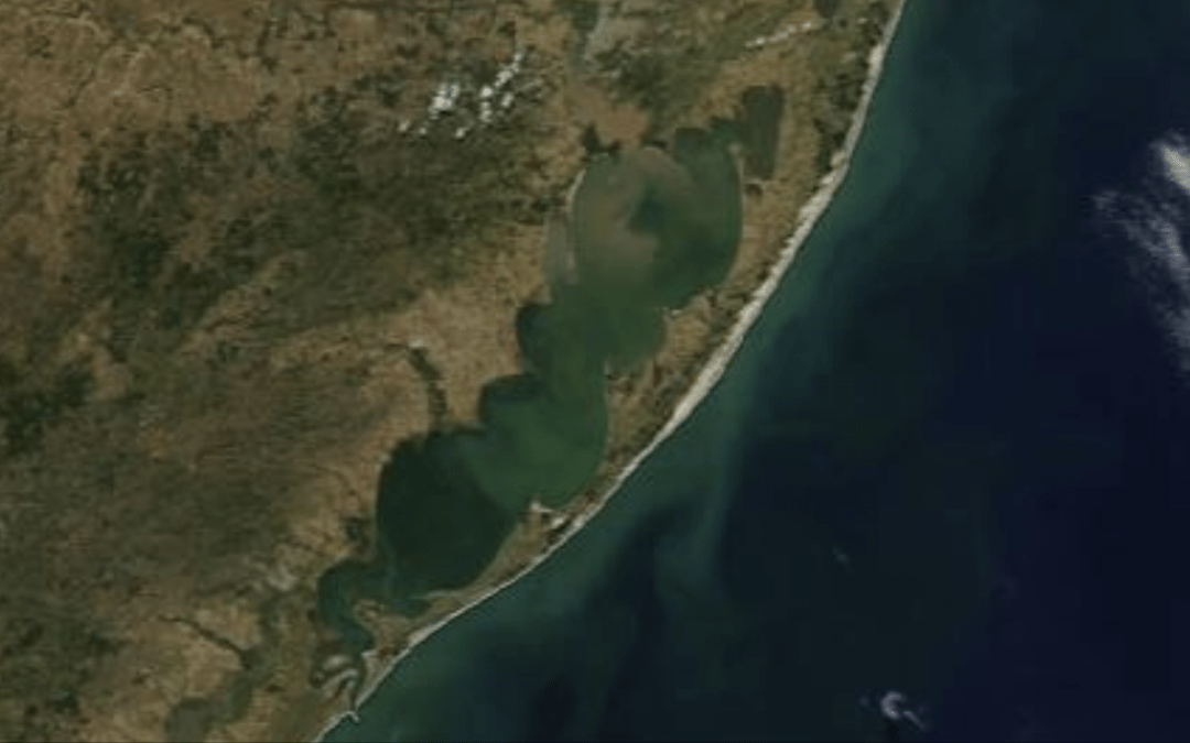 Água salgada na Lagoa dos Patos pela seca se aproxima de Porto Alegre