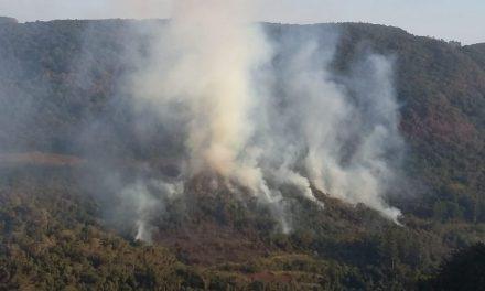 Bombeiros mobilizados por queimadas no Centro gaúcho