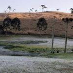 Sábado começou com 0°C no Rio Grande do Sul