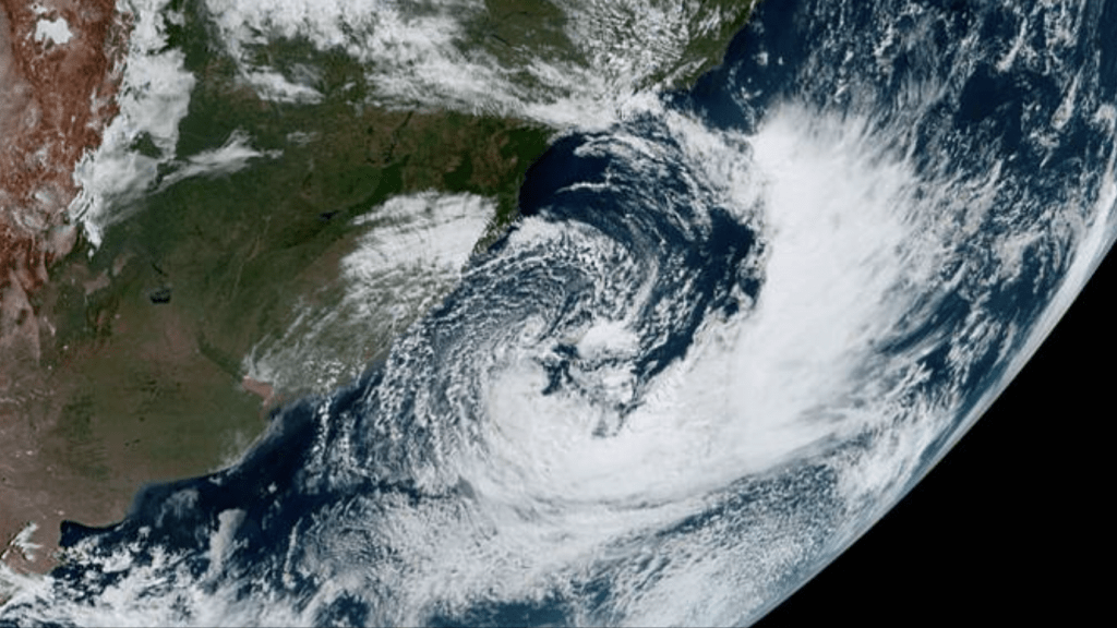Ciclone trouxe vento de quase 100 km/h no Rio Grande do Sul