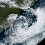 Ciclone trouxe vento de quase 100 km/h no Rio Grande do Sul