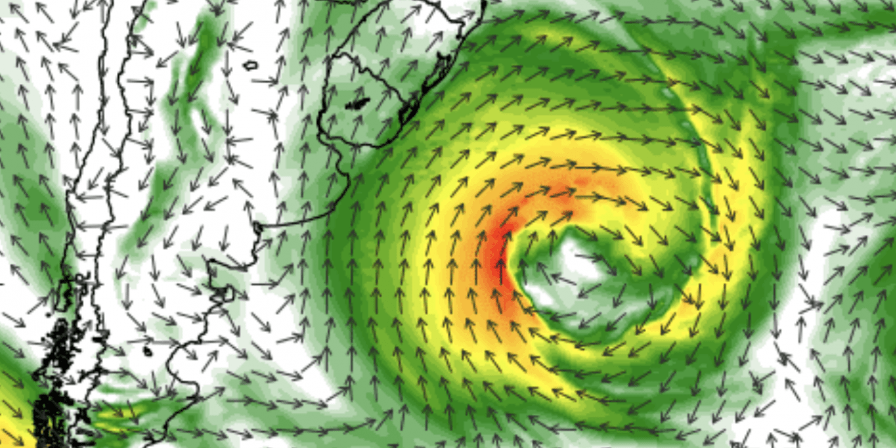 Novo ciclone extratropical no Atlântico repercutirá no Sul e no Sudeste