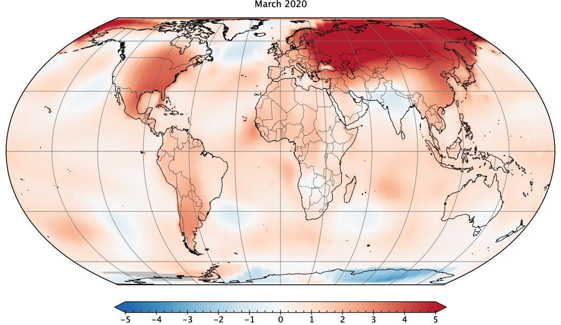 América do Sul teve o março mais quente já registrado